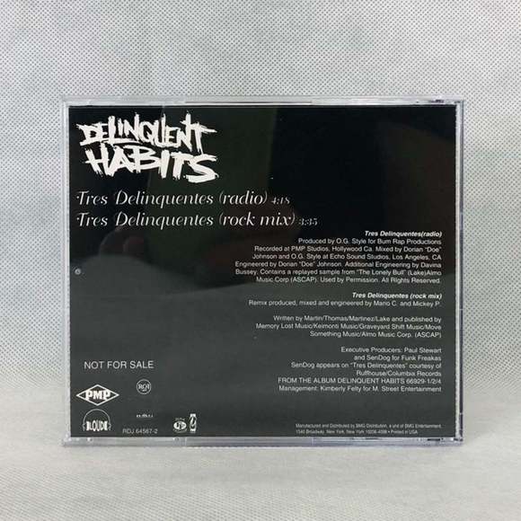 Rare! CD Delinquent Habits - Tres Delinquentes - Picture 2 of 2